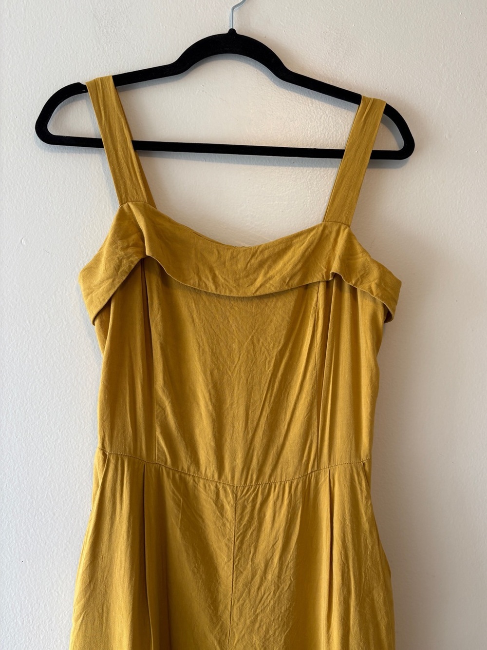 Birds of North America Sandgrouse Jumpsuit In Mustard Yellow Size 6 Square-Neck - Picture 5 of 15